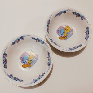 LOONEY TUNES | Tweety Bird Gibson Bowls Set of Two